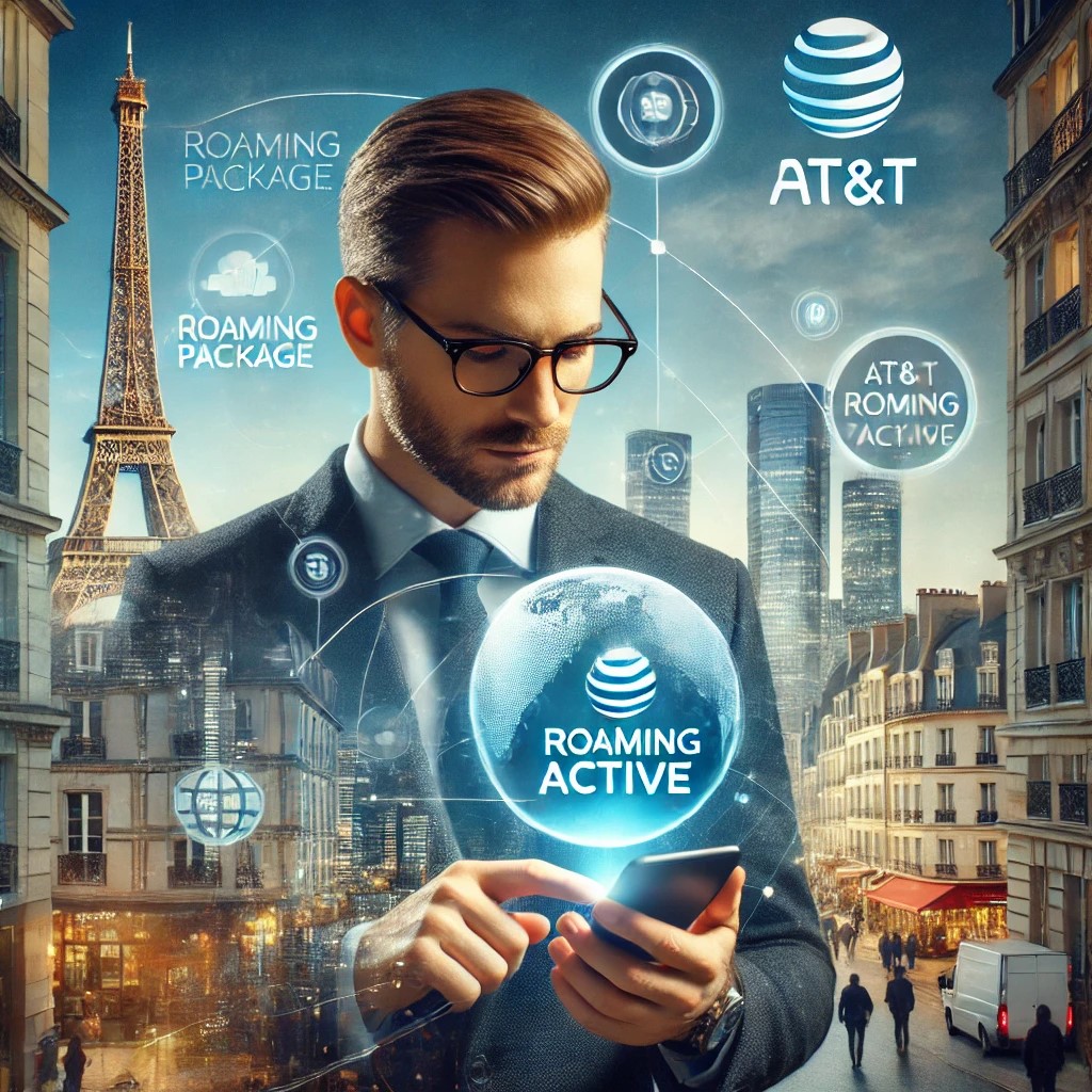 AT&T Business Customer Using International Roaming in Paris