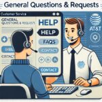 AT&T Customer Service Representative Handling General Inquiries