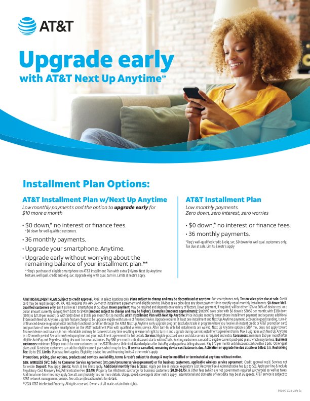 AT&T Next Up Anytime Plan