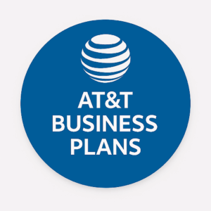 AT&T Business Plans logo button