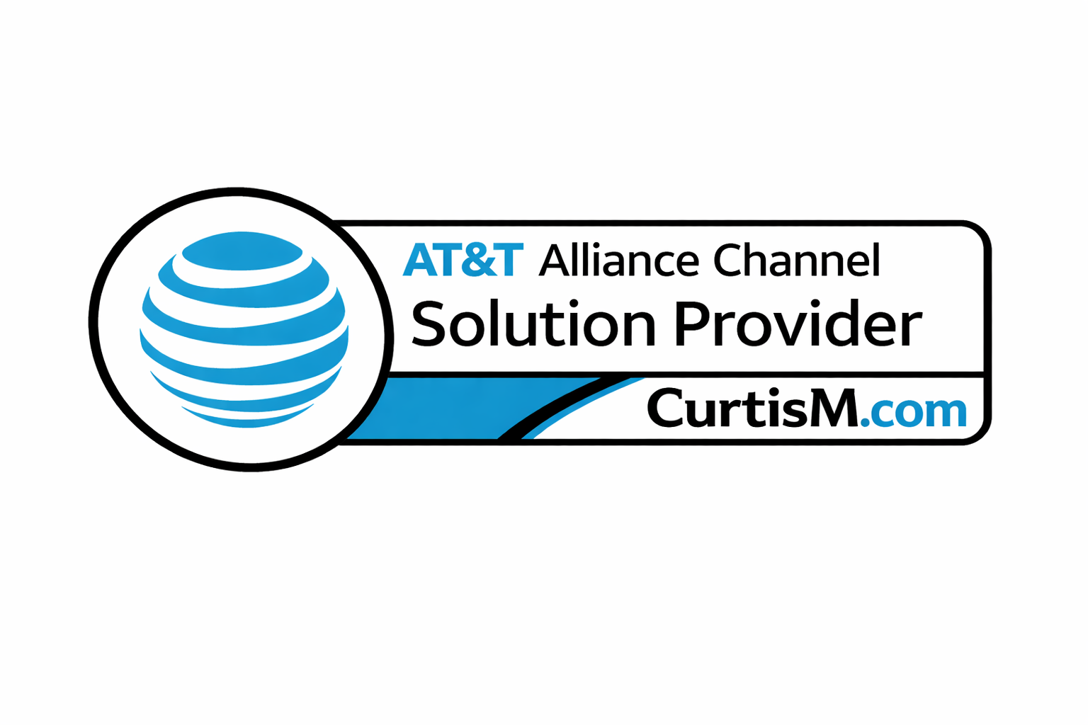 AT&T Solution Provider graphic for Curtis Matthews contact page