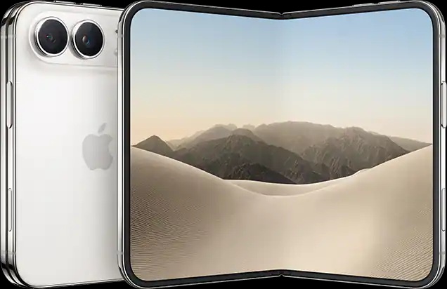 Apple iPhone Duo foldable smartphone with its large inner screen visible